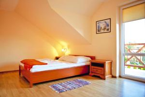 Half of holiday home, terrace, playground