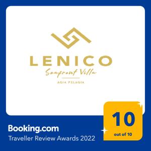 LENICO Seafront Villa