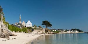 Maisons de vacances Longere renovee avec acces direct a la mer : photos des chambres