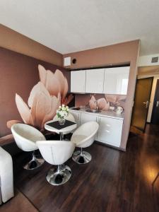 Apartament prywatny salon z aneksem kuchennym i sypialnią w hotelu Diva