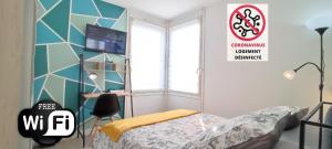 Appartements T4 Massy TGV by Beds4Wanderlust - 80m2 avec Terrasse et bureau - proche coulee verte - ideal Pro ou Famille : photos des chambres