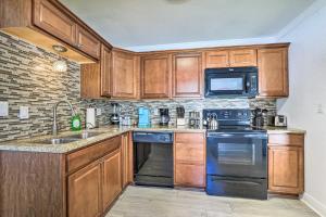 Chic Home with Fire Pit and Patio, Walk to Lake!