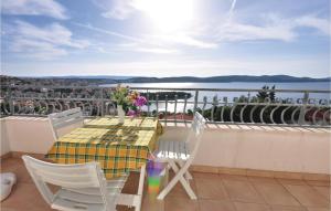 Amazing Apartment In Trogir With House Sea View 