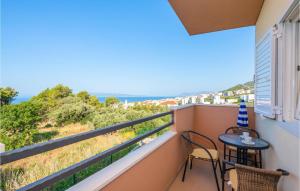 Amazing Apartment In Makarska With 1 Bedrooms And Wifi