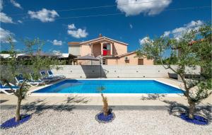 Stunning Home In Nedescina With 2 Bedrooms, Wifi And Outdoor Swimming Pool