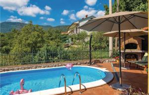 Amazing Home In Bregi With 3 Bedrooms, Wifi And Outdoor Swimming Pool