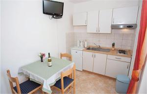 Awesome apartment in Malinska with 1 Bedrooms and WiFi