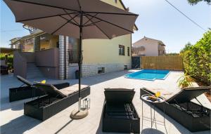 Stunning Apartment In Galizana With 2 Bedrooms, Wifi And Outdoor Swimming Pool