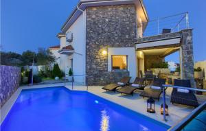 Amazing Home In Krk With Wifi, Outdoor Swimming Pool And Heated Swimming Pool