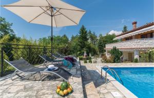 Amazing Home In Labin With 5 Bedrooms, Jacuzzi And Outdoor Swimming Pool