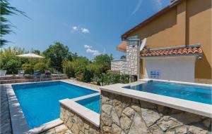 Amazing Home In Labin With 5 Bedrooms, Jacuzzi And Outdoor Swimming Pool