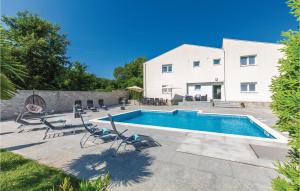 Beautiful Home In Nedescina With 5 Bedrooms, Wifi And Outdoor Swimming Pool