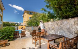 Awesome apartment in Baska with 1 Bedrooms WiFi and Outdoor swimming pool