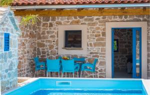 Amazing Home In Drnis With 1 Bedrooms, Wifi And Outdoor Swimming Pool