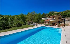 Nice home in Moscenice with 2 Bedrooms WiFi and Heated swimming pool
