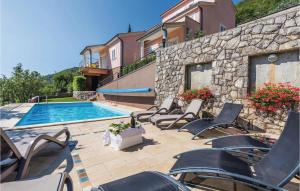 Amazing Apartment In Moscenicka Draga With 1 Bedrooms, Wifi And Outdoor Swimming Pool