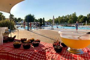 Maisons de vacances Bungalow confortable a Vias avec piscine partagee : photos des chambres