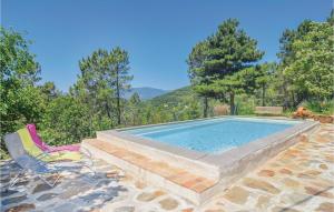 Maisons de vacances Nice home in Malbosc with 3 Bedrooms and Outdoor swimming pool : photos des chambres