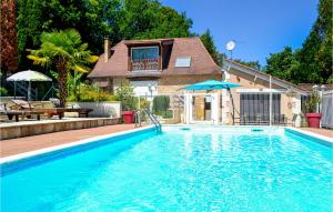 Maisons de vacances Beautiful Home In Blis Et Born With 4 Bedrooms, Private Swimming Pool And Outdoor Swimming Pool : photos des chambres