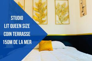 Appartements Homard & Fox, Le Feart, Studio avec coin terrasse & barbecue : photos des chambres