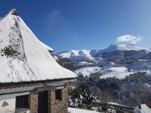 Chalets Chalet avec vue panoramique sur le Plomb du Cantal : photos des chambres