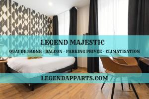 Appart'hotels Legend Majestic - Parking Prive- Climatisation - Gare - Centre Ville : photos des chambres