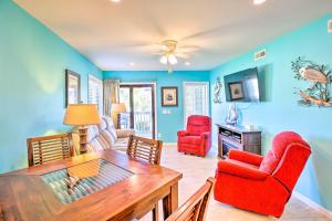 Walk to Ocean Myrtle Beach Condo with Pool!