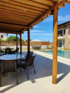 Flat Praia da Caueira - Flat com piscina a 100m da praia