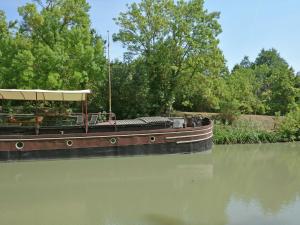 Bateaux-hotels Charming Boat in Villedubert with Terrace : photos des chambres