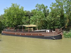 Bateaux-hotels Charming Boat in Villedubert with Terrace : photos des chambres