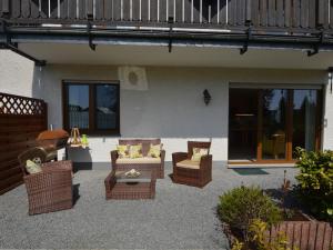 Cushy Apartment in Nohn with Terrace Garden BBQ Heating