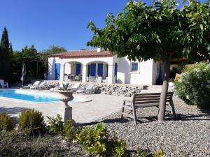 Beautiful villa with spa and private heated pool in the H rault