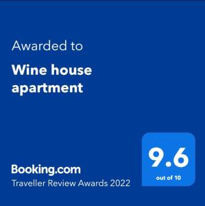 Wine house apartment