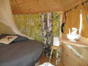 Campings Les cabanes du Duzou : photos des chambres