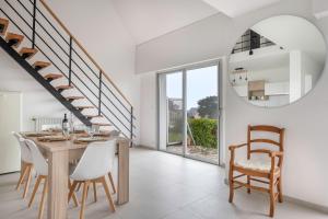 150m de la plage, vue mer, maison pour 6