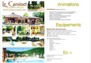 Appartements Agreable Mobil-home climatise a Sarlat camping familiale 3* : photos des chambres