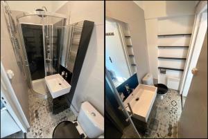 LINTIMISTE à Saint Lô - Atypique - Studio Duplex Privé tout équipé - Gare - Centre - Parking gratuit - Entrée autonome - Chambre en mezzanine - Wifi - Netflix - Lave-linge