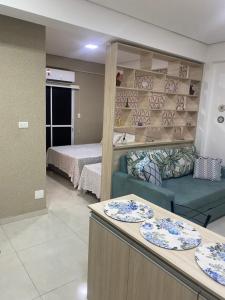 flat em Olímpia com churrasqueira