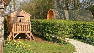 Chalets Cabane en bois avec bain nordique : photos des chambres