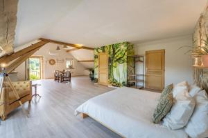 Maisons de vacances Domaine Les Reprilles**** : photos des chambres