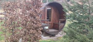 Chalets Ma roulotte sous les chenes- Au naturel : photos des chambres