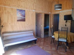 cabaña de campo y descanso, vista al volcán aiconsur