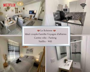 Appartements Le Boheme - Centre Ville, Netflix et WIFI, parking, ideal familles, couples et voyages d'affaire : photos des chambres