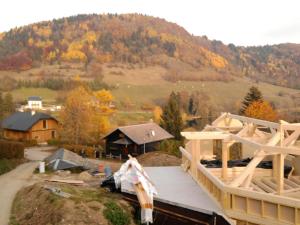 Chalets Chalet de 2 chambres avec vue sur le lac jardin amenage et wifi a La Thuile : photos des chambres