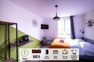 Appartements NG SuiteHome Studio Netflix wifi Gambetta : photos des chambres