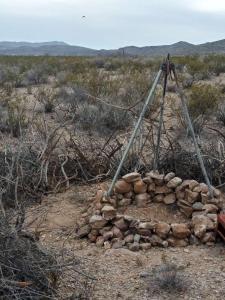 Camping at Desert Gardens Oasis in Lobo, TX
