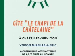 Maisons de vacances Gite Chazelles-sur-Lyon, 5 pieces, 9 personnes - FR-1-496-203 : Maison de Vacances (9 Adultes)