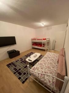 Gemütliche Wohnung mit Smart-TV und großem Balkon