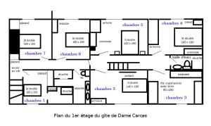 Maisons de vacances Domaine d'Herminis - Gite de Dame Carcas : photos des chambres
