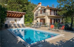 Nice Home In Plomin With Wifi, 4 Bedrooms And Outdoor Swimming Pool